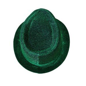 Green Sparkle Costume Fedora